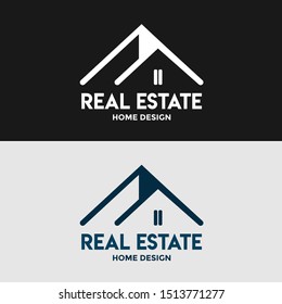 Real Estate House Building Construction Logo Stock Vector (Royalty Free ...