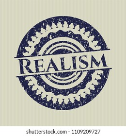  Blue Realism distressed rubber seal