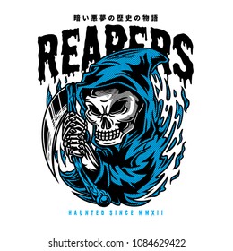 Blue Reapers Illustration