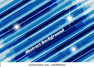 Blue rectangle bars obliquely vector, abstract background.