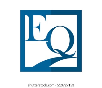blue rectangle typography alphabet typeset typeface logotype font image vector icon