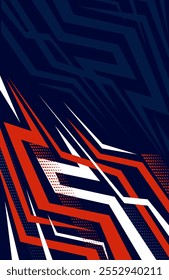 blue and red abstract background with halftone texture modern design illustration template