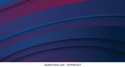 Fondo abstracto azul y rojo. Textura geométrica ondulada de color rojo moderno con un diseño elegante de corte de papel para fondo de presentación. Patriot fondo moderno con capa superpuesta