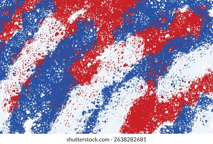blue and red abstract background vector grunge textures. Set of hand drawn stains.