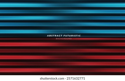 Blue and red abstract design desktop background with light. Vector illustration.