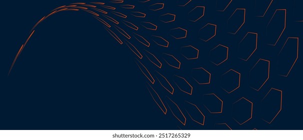 Blue Red Abstract Flow Background Banner