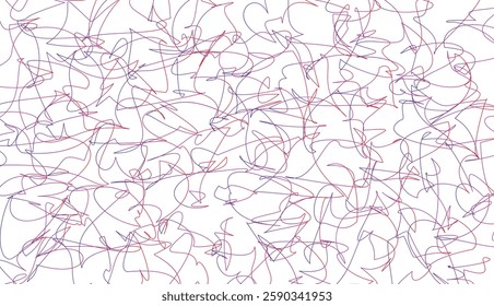 blue and red abstract pen scribble pattern vector illustration