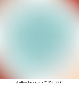 Un fondo azul y rojo con un círculo blanco en el medio. El círculo es borroso y el fondo es borroso también