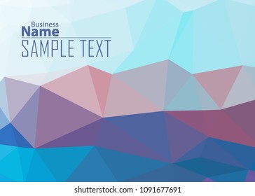 Blue and red banner abstract template for card. Metal Background with waves and reflections. Business background, silver, illustration. Illustration of abstract background with a metallic element