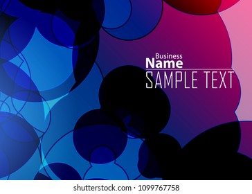 Blue and red banner abstract template for card. Metal Background with waves and reflections. Business background, silver, illustration. Illustration of abstract background with a metallic element
