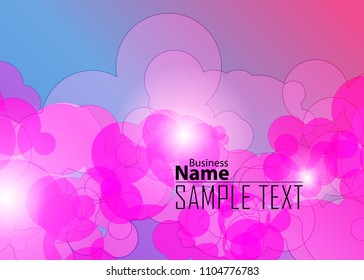Blue and red banner abstract template for card. Metal Background with waves and reflections. Business background, silver, illustration. Illustration of abstract background with a metallic element
