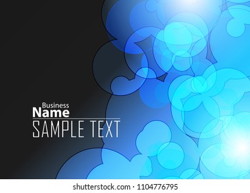 Blue and red banner abstract template for card. Metal Background with waves and reflections. Business background, silver, illustration. Illustration of abstract background with a metallic element