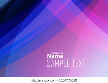 Blue and red banner abstract template for card. Metal Background with waves and reflections. Business background, silver, illustration. Illustration of abstract background with a metallic element
