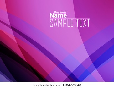 Blue and red banner abstract template for card. Metal Background with waves and reflections. Business background, silver, illustration. Illustration of abstract background with a metallic element