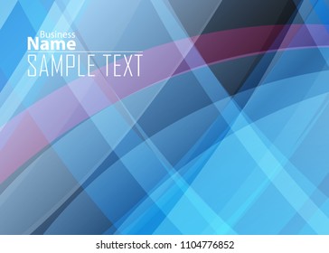 Blue and red banner abstract template for card. Metal Background with waves and reflections. Business background, silver, illustration. Illustration of abstract background with a metallic element