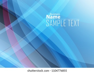 Blue and red banner abstract template for card. Metal Background with waves and reflections. Business background, silver, illustration. Illustration of abstract background with a metallic element