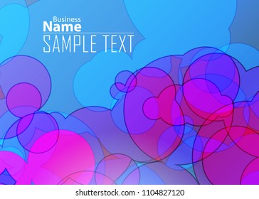 Blue and red banner abstract template for card. Metal Background with waves and reflections. Business background, silver, illustration. Illustration of abstract background with a metallic element