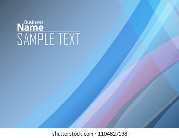 Blue and red banner abstract template for card. Metal Background with waves and reflections. Business background, silver, illustration. Illustration of abstract background with a metallic element