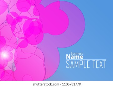 Blue and red banner abstract template for card. Metal Background with waves and reflections. Business background, silver, illustration. Illustration of abstract background with a metallic element
