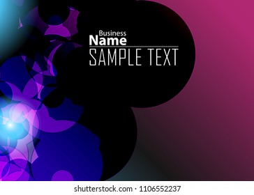 Blue and red banner abstract template for card. Metal Background with waves and reflections. Business background, silver, illustration. Illustration of abstract background with a metallic element