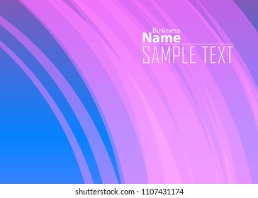 Blue and red banner abstract template for card. Violet Background with waves and reflections. Purple business background, illustration. Violet Illustration of abstract background with a blue element