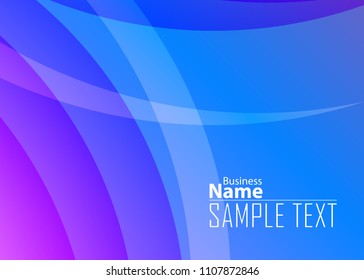 Blue and red banner abstract template for card. Violet Background with waves and reflections. Purple business background, illustration. Violet Illustration of abstract background with a blue element