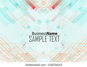 Blue and red banner abstract template for card. Metal Background with waves and reflections. Business background, silver, illustration. Illustration of abstract background with a metallic element