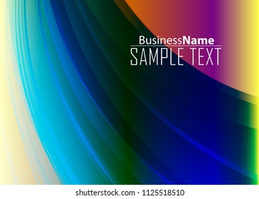 Blue and red banner abstract template for card. Metal Background with waves and reflections. Business background, silver, illustration. Illustration of abstract background with a metallic element