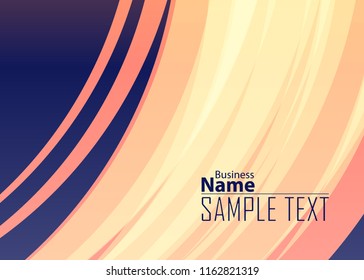 Blue and red banner abstract template for card. Metal Background with waves and reflections. Business background, silver, illustration. Illustration of abstract background with a metallic element