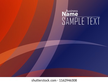 Blue and red banner abstract template for card. Metal Background with waves and reflections. Business background, silver, illustration. Illustration of abstract background with a metallic element