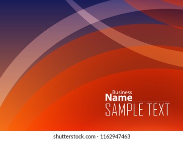 Blue and red banner abstract template for card. Metal Background with waves and reflections. Business background, silver, illustration. Illustration of abstract background with a metallic element