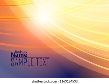 Blue and red banner abstract template for card. Metal Background with waves and reflections. Business background, silver, illustration. Illustration of abstract background with a metallic element