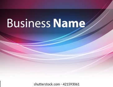 Blue and red banner abstract template for card. Metal Background with waves and reflections. Business background, silver, illustration. Illustration of abstract background with a metallic element