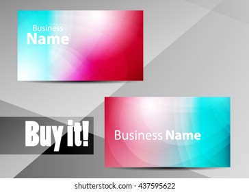 Blue and red banner abstract template for card. Metal Background with waves and reflections. Business background, silver, illustration. Illustration of abstract background with a metallic element