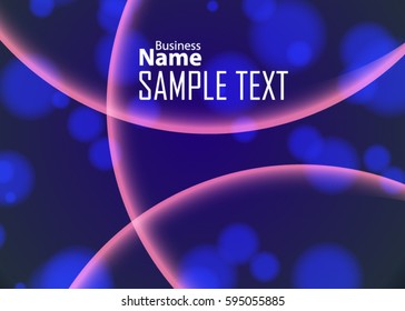 Blue and red banner abstract template for card. Metal Background with waves and reflections. Business background, silver, illustration. Illustration of abstract background with a metallic element