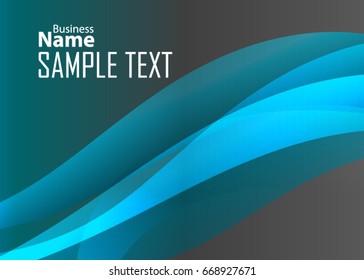 Blue and red banner abstract template for card. Metal Background with waves and reflections. Business background, silver, illustration. Illustration of abstract background with a metallic element