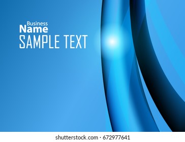 Blue and red banner abstract template for card. Metal Background with waves and reflections. Business background, silver, illustration. Illustration of abstract background with a metallic element