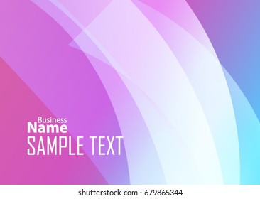 Blue and red banner abstract template for card. Metal Background with waves and reflections. Business background, silver, illustration. Illustration of abstract background with a metallic element