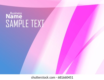 Blue and red banner abstract template for card. Metal Background with waves and reflections. Business background, silver, illustration. Illustration of abstract background with a metallic element