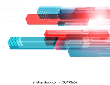 Blue and red banner abstract template for card. Metal Background with waves and reflections. Business background, silver, illustration. Illustration of abstract background with a metallic element