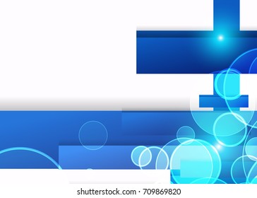 Blue and red banner abstract template for card. Metal Background with waves and reflections. Business background, silver, illustration. Illustration of abstract background with a metallic element