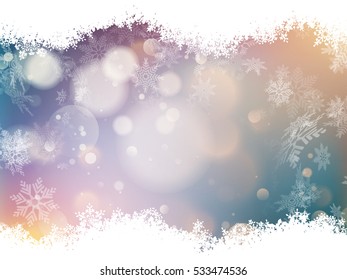 Blue and Red Bokeh Background. EPS 10 vector file included