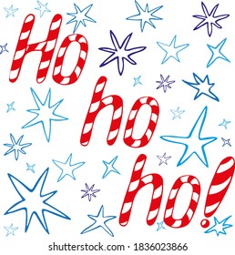 blaues und rotes Weihnachtsmuster, nahtlos. Rote, vektor-Weihnachten endlose Schriften und Sterne Hintergrund für Scrapbooking, Textilien und andere Urlaubsideen.