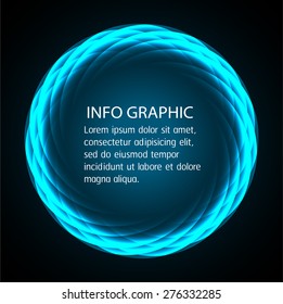 blue red circle Light Abstract Technology background for computer graphic website internet. text box. Brochure. card. flyer magazine. Design label. infogrsphics.