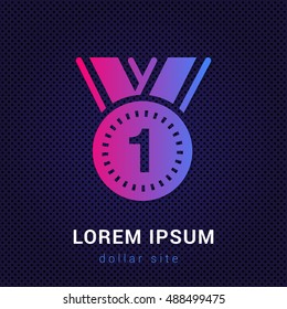  Blue & Red colorful gradient attractive bright material Icon / Logo Design