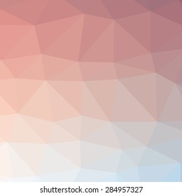 blue and red concept Polygonal Mosaic Background vector