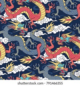 Dragon Pattern Images, Stock Photos 