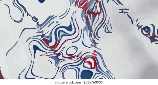 Blue, red and gray marble texture, aesthetic marble background, trendy marble background, simple marble texture