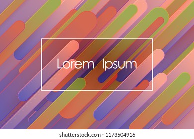 Blue red green geometric gradient shapes flowing background. Modern sport poster. Vector flowing gradient dynamic layered paper cut shapes landing page background, sport magazine autumn colors cover.