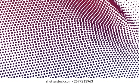 Blue and Red Halftone Abstract Background for Modern Digital Graphic Design and Creative Artwork
